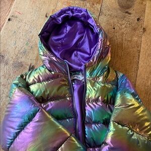 Lola & The Boys Iridescent Puffer